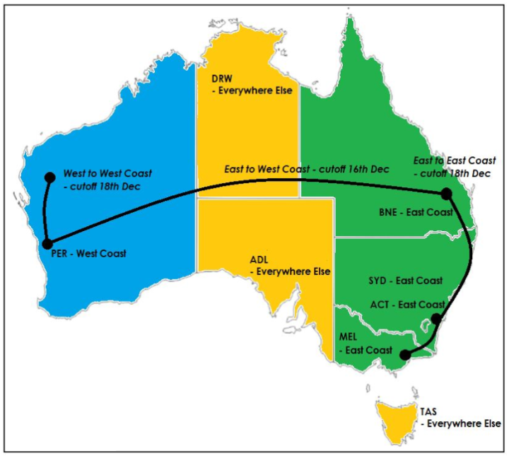 AU Xmas 19 cut off Coastal Map